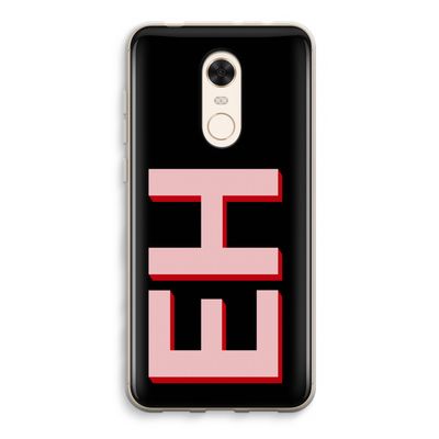 Monogram: Xiaomi Redmi 5 Transparant Hoesje