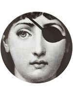 Fornasetti assiette imprimée - Noir