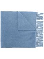 N.Peal large woven scarf - Bleu