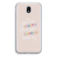 Right Place: Samsung Galaxy J5 (2017) Transparant Hoesje