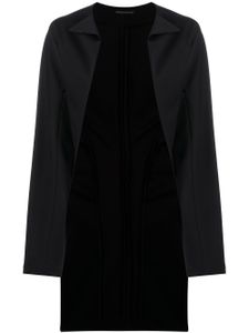 Yohji Yamamoto Pre-Owned veste à design structuré - Noir