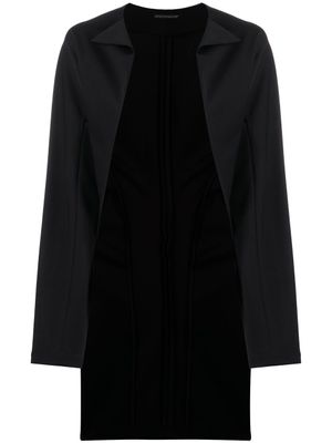 Yohji Yamamoto Pre-Owned veste à design structuré - Noir