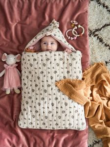 Engelennest KLEINE DINO van hydrofiel doek print grenier