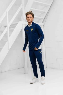 Portugal 1/4 Trainingspak Heren Donkerblauw 2025-2026 - Maat S - Kleur: Donkerblauw | Soccerfanshop