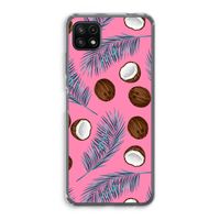 Kokosnoot roze: Samsung Galaxy A22 5G Transparant Hoesje