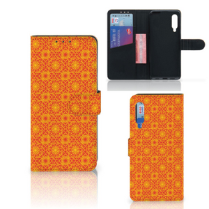 Xiaomi Mi 9 Telefoon Hoesje Batik Oranje