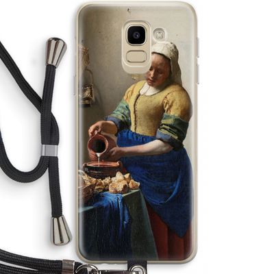 The Milkmaid: Samsung Galaxy J6 (2018) Transparant Hoesje met koord