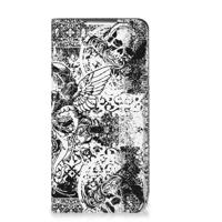 Mobiel BookCase Samsung Galaxy S22 Skulls Angel