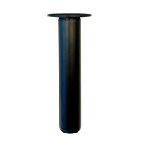 Ronde verstelbare zwarte meubelpoot 17,5 cm - thumbnail