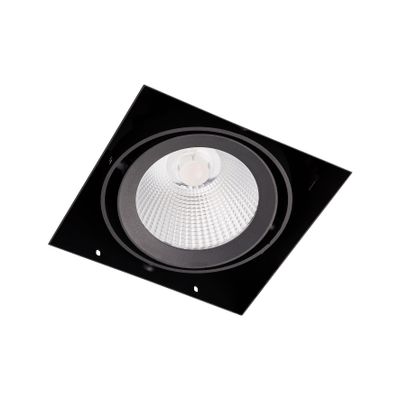 BR0025 LED-inbouwspot trimless 12.6W 2700K Dimbaar Zwart