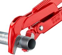 Knipex pijptang pipe pliers 45° threaded lacquered