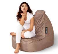 Zitzak 'Senza' Taupe - Bruin - Weerbestendig - Sit&Joy