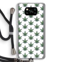 Weed: Xiaomi Poco X3 NFC Transparant Hoesje met koord