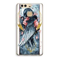 Golden Raven: Huawei P9 Transparant Hoesje