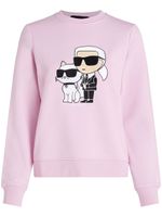 Karl Lagerfeld sweat Hero Ikonik Karl & Choupette - Rose