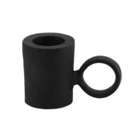 Daan Kromhout Kaarsenhouder dobra metaal zwart 7 cm | 24 stuks