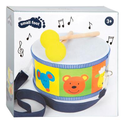 Small Foot houten trommel dieren met stokken, 3dlg.