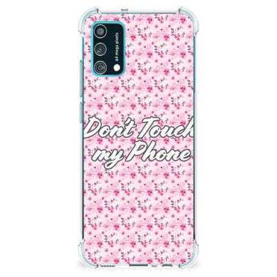 Samsung Galaxy M02s | A02s Anti Shock Case Flowers Pink DTMP Samsung Galaxy M02s | A02s Anti Shock Case Flowers Pink DTMP