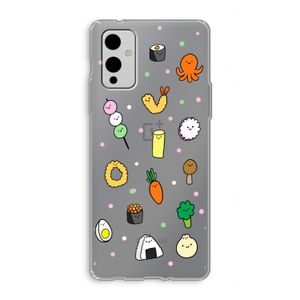 Happy bento friends: OnePlus 9 Transparant Hoesje