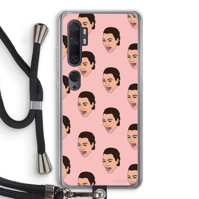 Ugly Cry Call: Xiaomi Mi Note 10 Transparant Hoesje met koord