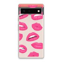 Bite my lip: Google Pixel 6 Transparant Hoesje