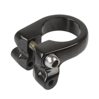 M-Wave zadelpenklem m6 inbus 28.6 mm zwart met extra bevestigingspunt