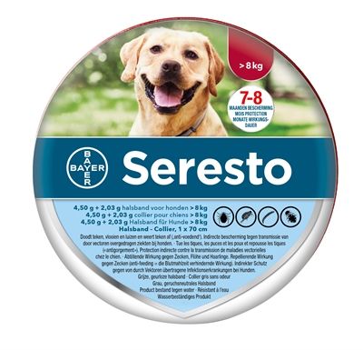 Bayer seresto tekenen vlooienband hond