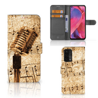 OPPO A54 5G | A74 5G | A93 5G Telefoonhoesje met foto Bladmuziek - thumbnail