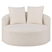 Rebellenclub Vaian Loungefauteuil XL - Wit