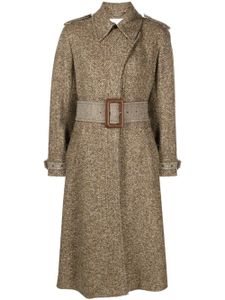 Chloé trench en tweed à taille ceinturée - Tons neutres