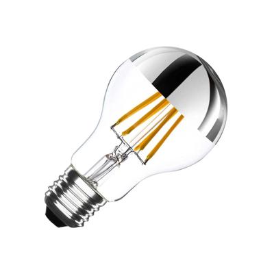 Led reflectorlamp e27 A60 6W Zilver filament (dimbaar)