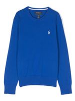 POLO RALPH LAUREN KIDS barboteuse Polo Pony à logo brodé - Bleu