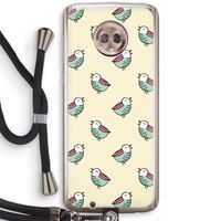 Vogeltjes: Motorola Moto G6 Transparant Hoesje met koord Vogeltjes: Motorola Moto G6 Transparant Hoesje met koord