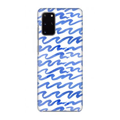 Blauwe golven: Volledig geprint Samsung Galaxy S20 Plus Hoesje