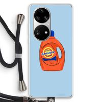 Ultra Sensitive: Huawei P50 Pro Transparant Hoesje met koord Ultra Sensitive: Huawei P50 Pro Transparant Hoesje met koord