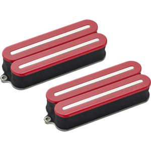 Fishman PRF-MO8-SDN Fluence Open Core Modern Humbucker Set 8-String Red / Nickel Rails actieve elementenset