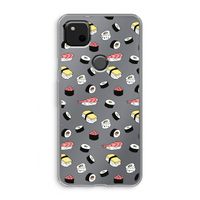 Sushi time: Google Pixel 4a Transparant Hoesje