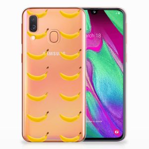 Samsung Galaxy A40 Siliconen Case Banana