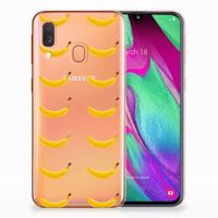 Samsung Galaxy A40 Siliconen Case Banana - thumbnail