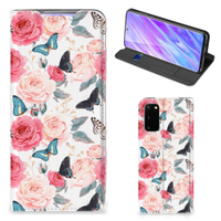 Samsung Galaxy S20 Smart Cover Butterfly Roses - thumbnail