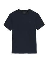 Lyle & Scott winter t-shirt jongens - donker navy blauw - Tonal