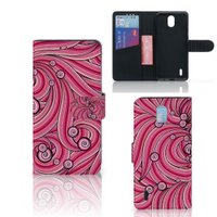 Nokia 1.3 Hoesje Swirl Pink - thumbnail