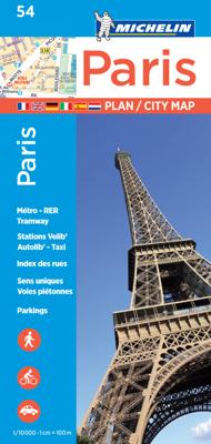 Stadsplattegrond 54 Paris - Parijs | Michelin