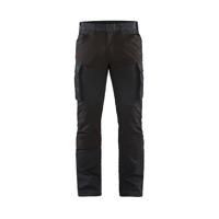 Blåkläder Service werkbroek denim stretch 14571147 | Marineblauw/Zwart | Maat 46 - 7330509727959