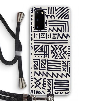 Marrakech print: Samsung Galaxy S20 Transparant Hoesje met koord