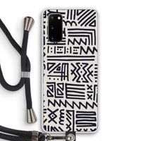 Marrakech print: Samsung Galaxy S20 Transparant Hoesje met koord