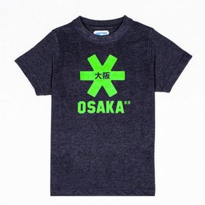 T-shirt Deshi Tee Grey Melange Green Star