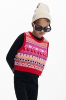 2-in-1 T-shirt met vest - BLACK - 13/14