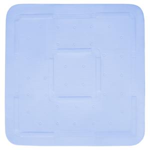 Differnz Tutus inlegmat douche - 100% PVC - anti-slip laag - 55 x 55 cm - blauw