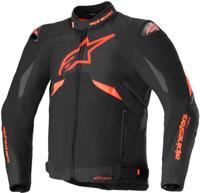 ALPINESTARS T-GP R V3 Drystar Jacket, Textiel motorjas heren, Zwart-Rood Fluo-Wit